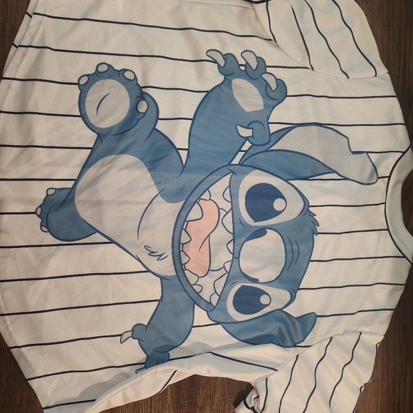 Disney Stitch White and Blue Jersey - Picture 3 of 3